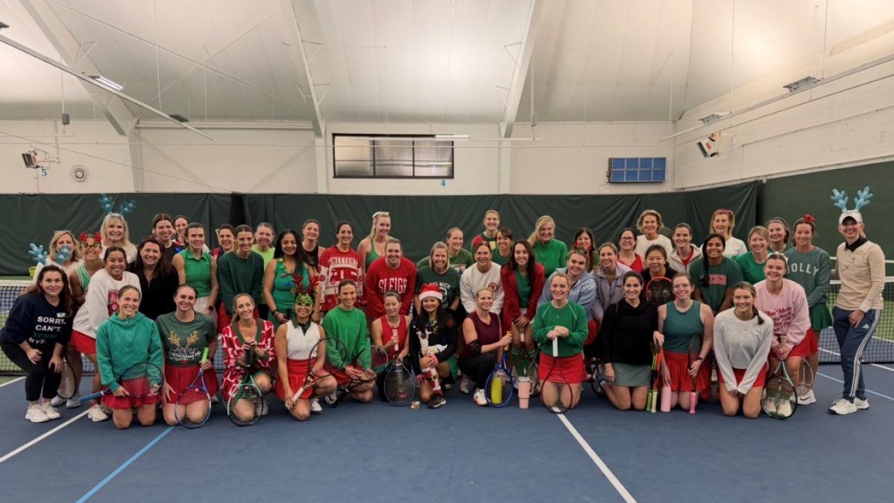 Tennis White Elephant Holiday Social