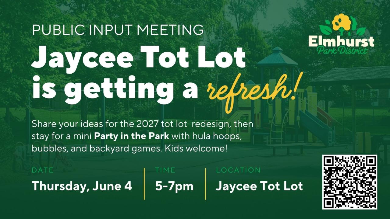 Jaycee Tot Lot Playground Input Meeting on June 4