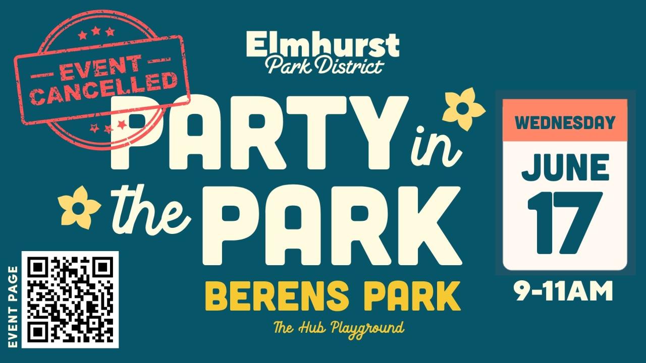 Party in the Park CANCELLED