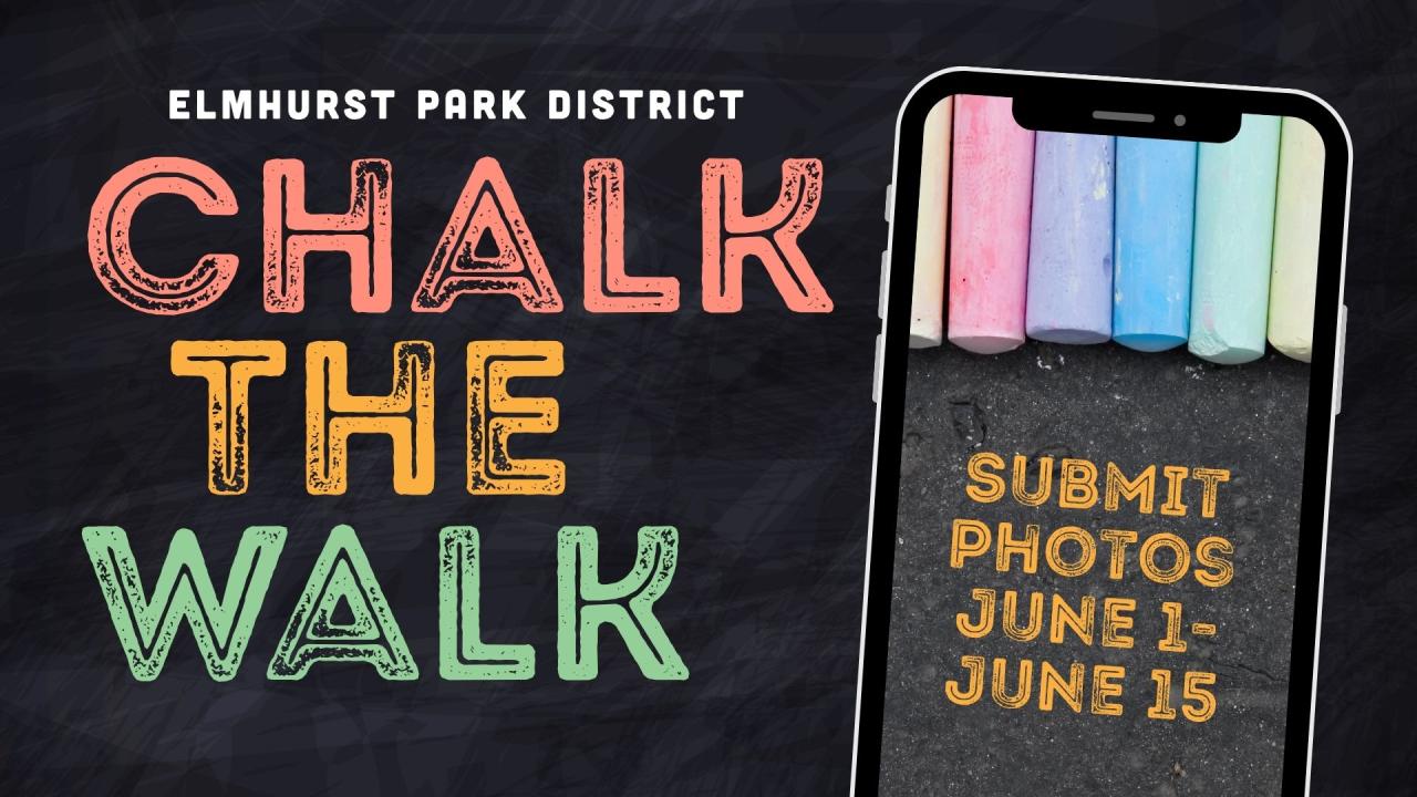 Chalk the Walk Photo Contest begins June 1