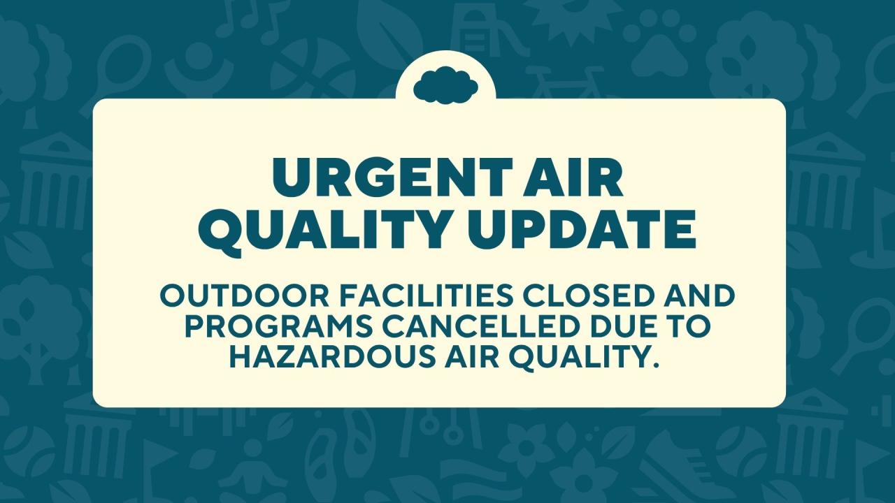 Urgent Air Quality Update