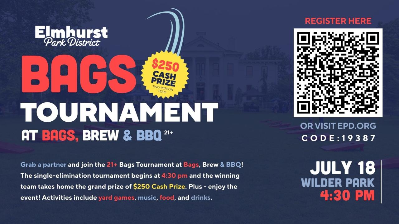 Bags Tournament with $250 cash prize!