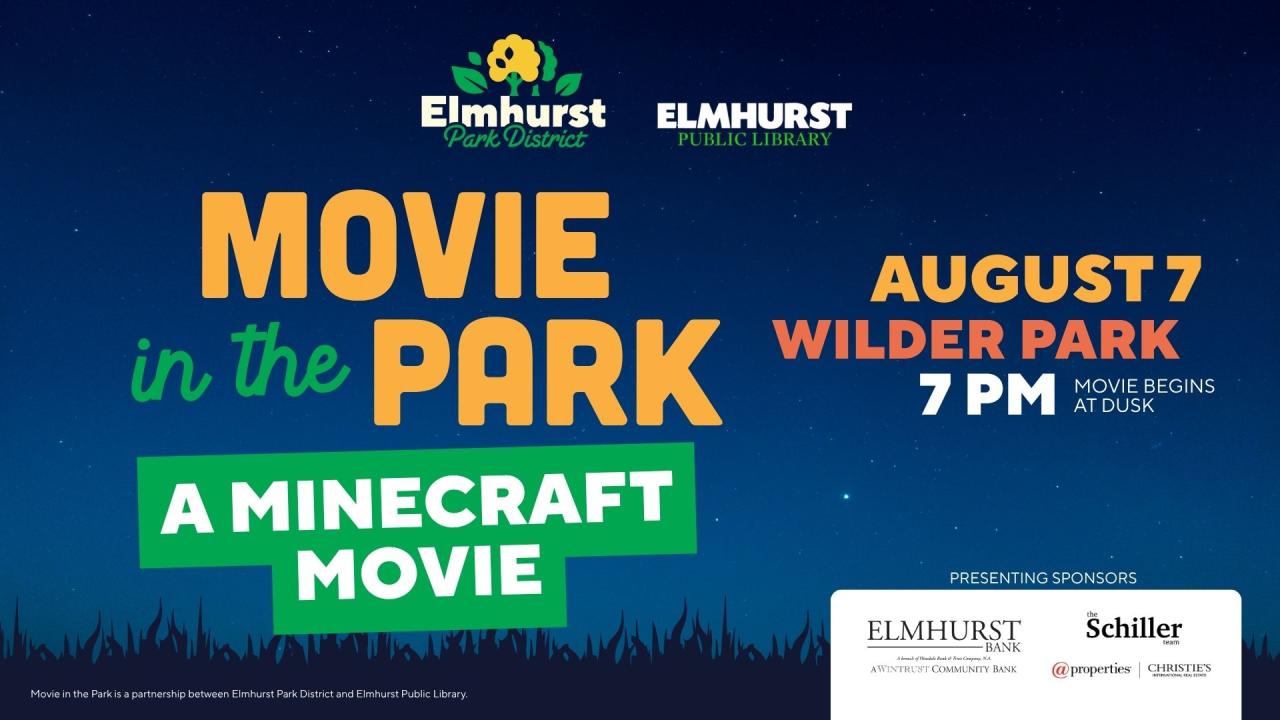Movie in the Park - A Minecraft Movie