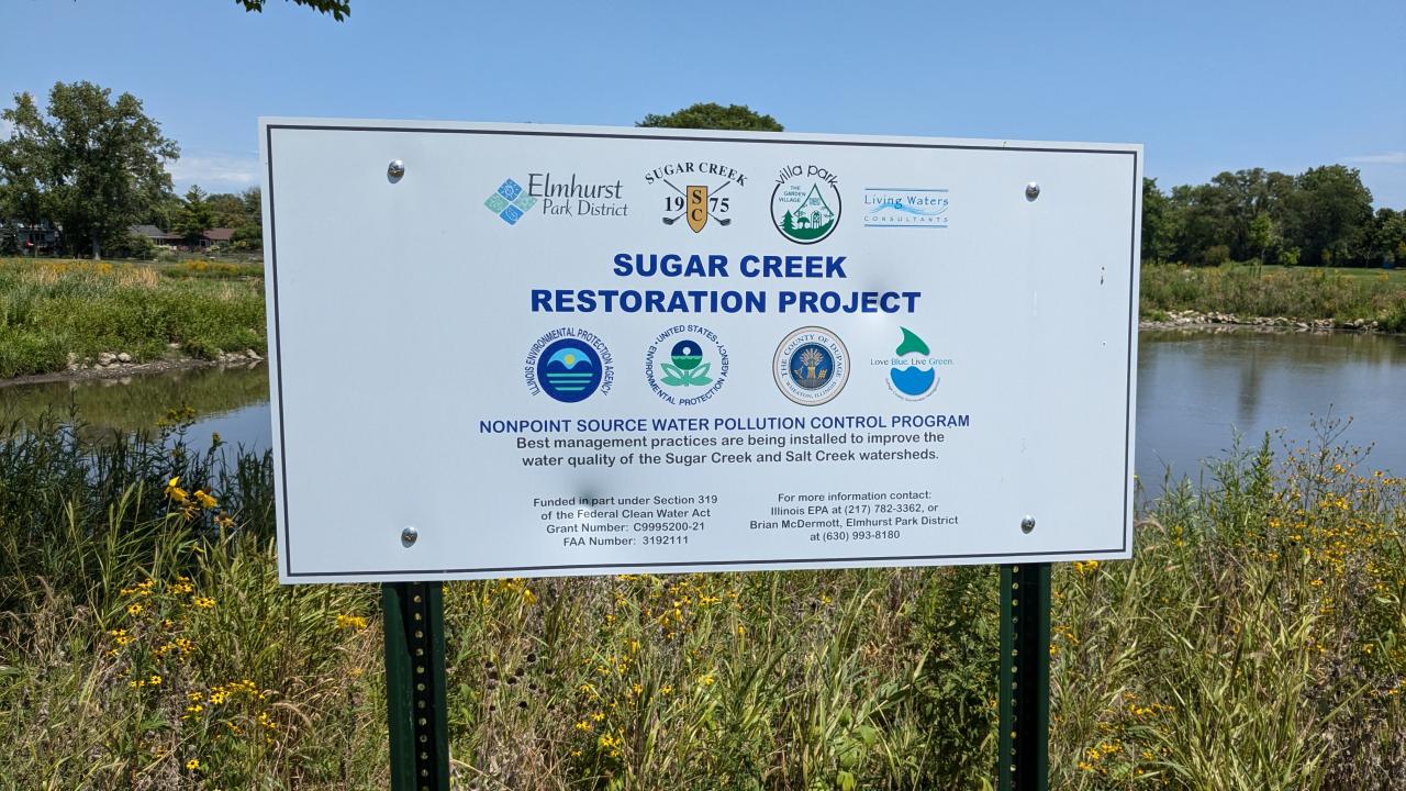 Sugar Creek Golf Course restoration project