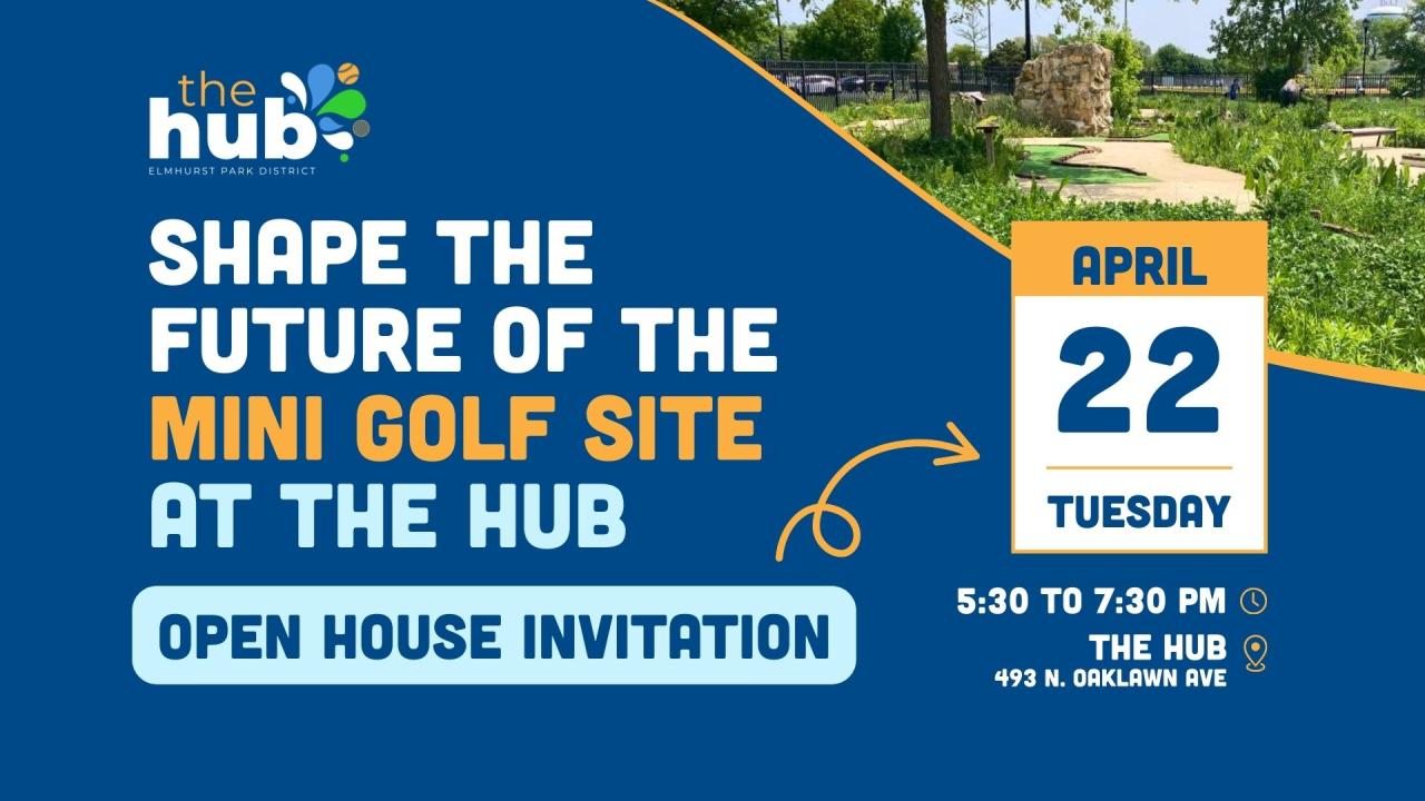 Mini Golf Site Development Open House