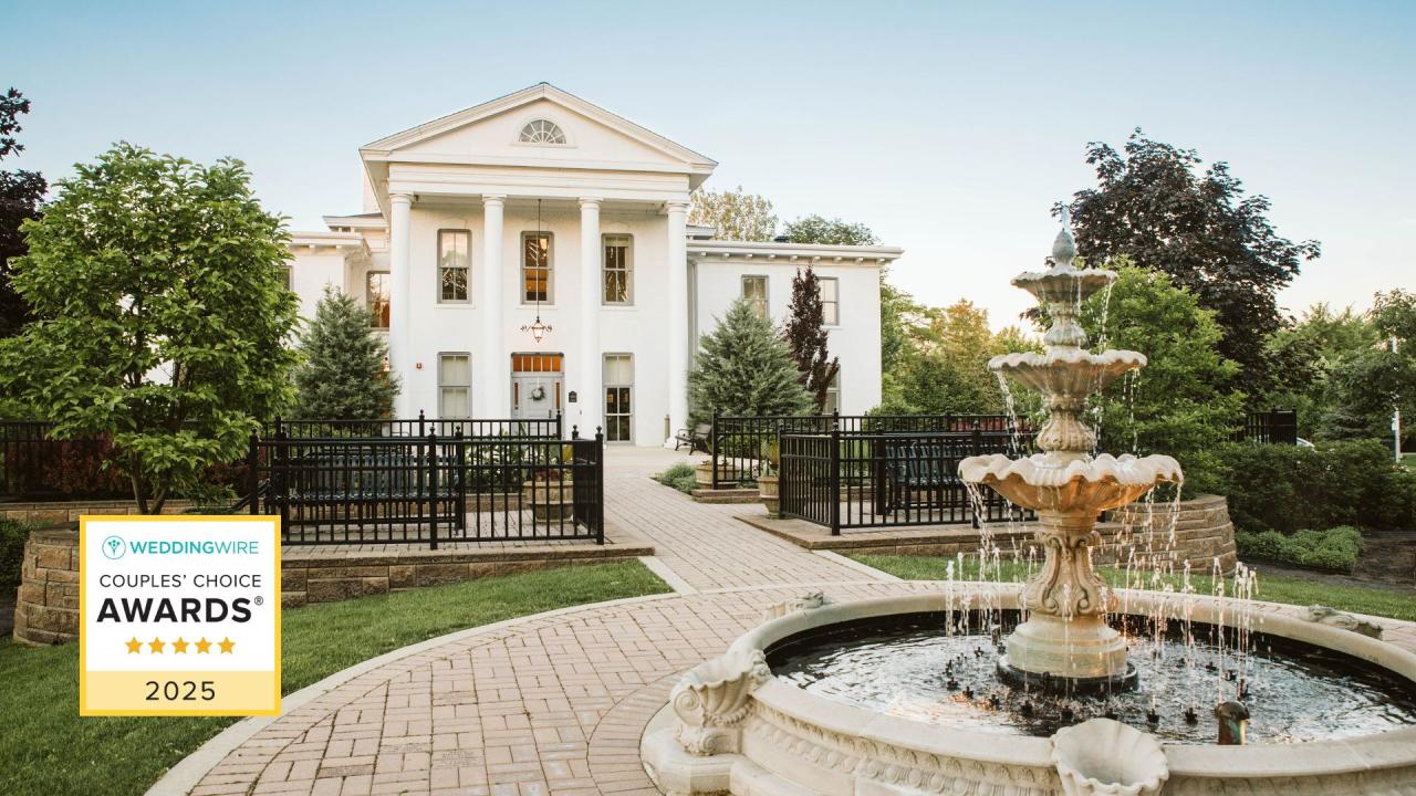 Wilder Mansion WeddingWire winner
