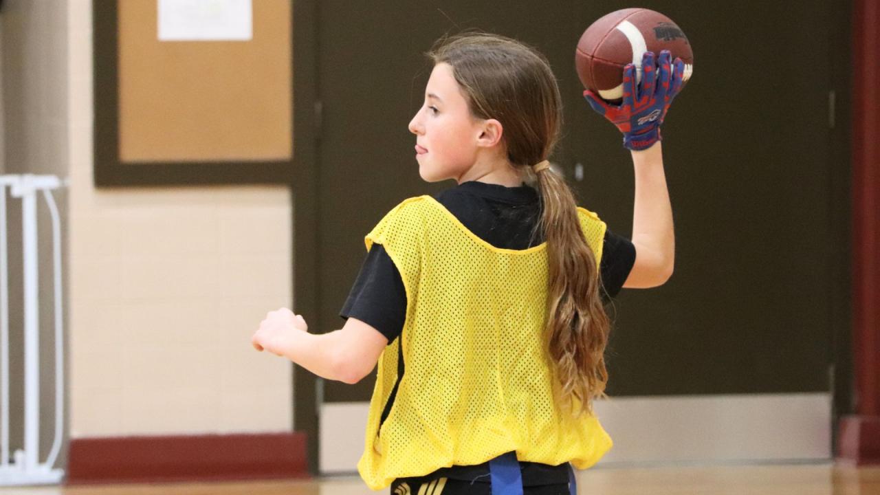 Flag Football class