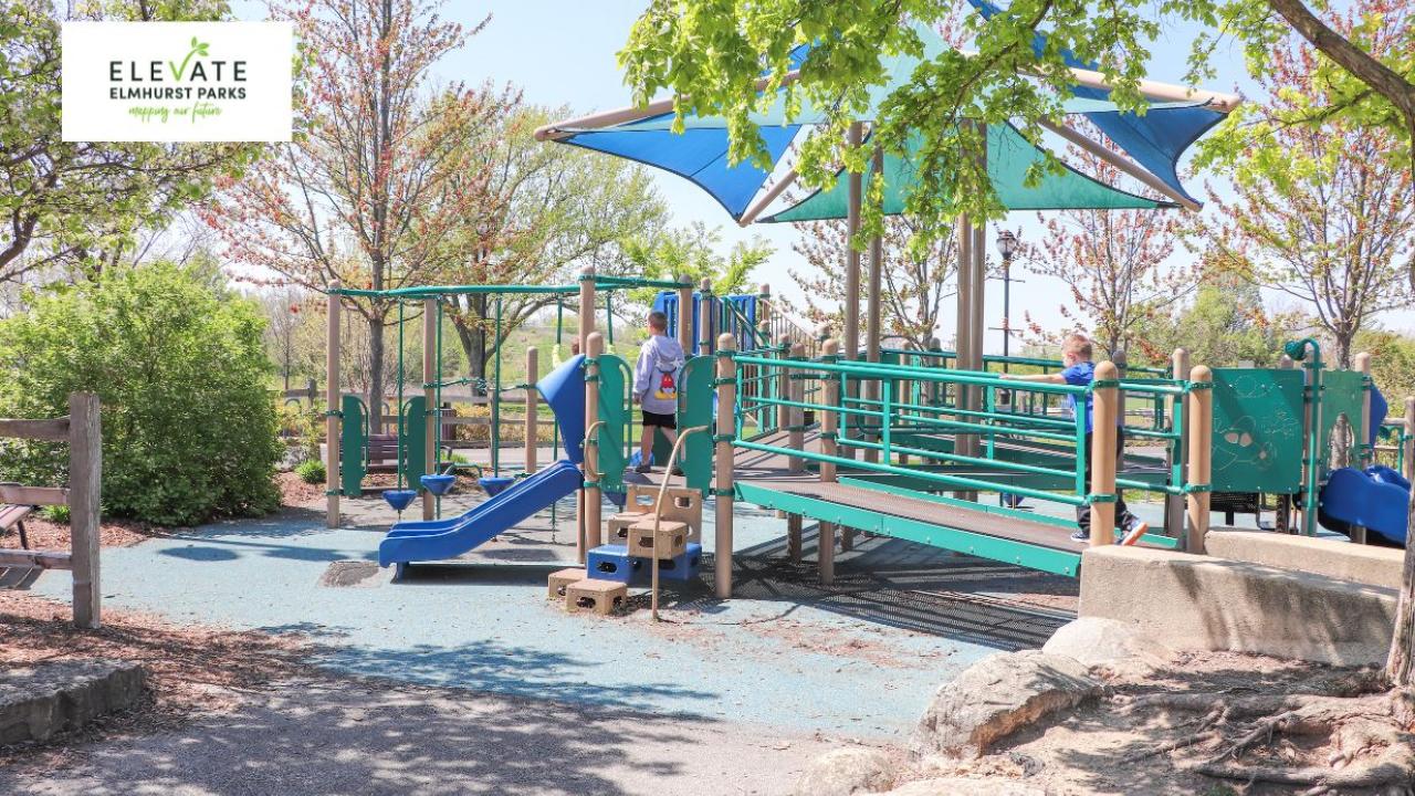 The previous playground was built in 2004. The Hub playground at Berens Park